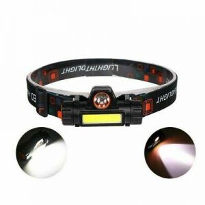 פנס ראש LED עוצמתי ביותר עם חיבורUSB לטעינה מהירה
